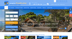 Desktop Screenshot of camps-cres-losinj.com